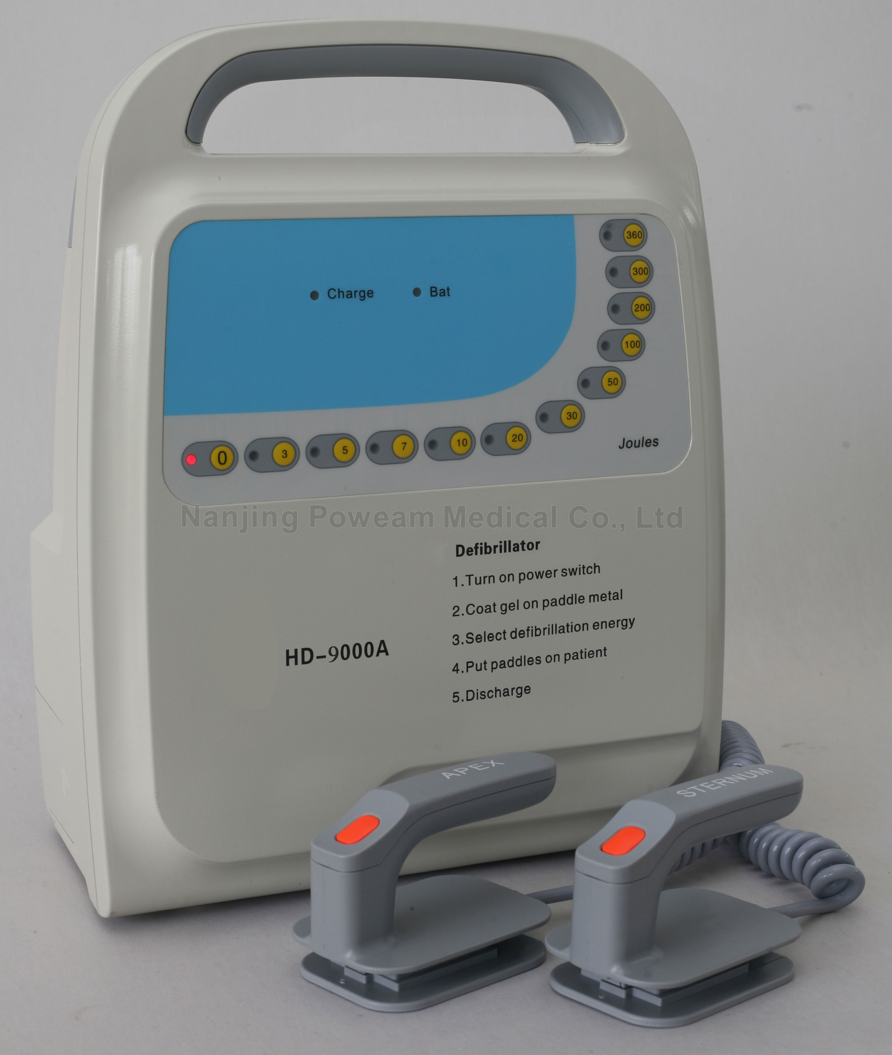 便携式双相AED自动外部除颤器