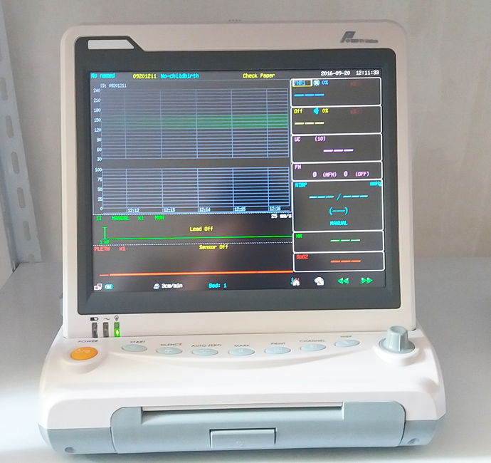 CTG机器母体监护仪胎儿监视器双胞胎母胎胎儿监护仪